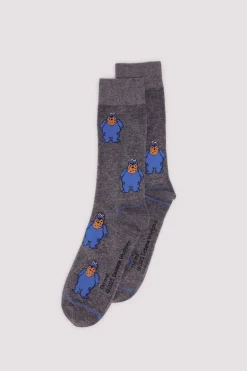 Springfield Calcetín Barrio Sesamo gris Best