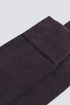 Springfield Calcetín largo monocolor marr&oacute;n