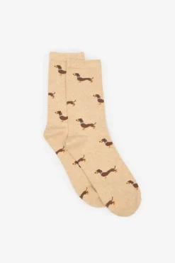 Cortefiel Calcetín largo teckel Beige Online