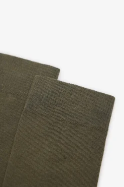 Cortefiel Calcetín liso Kaki Online