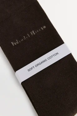 Pedro del Hierro Calcetín liso sport Marr&oacute;n New