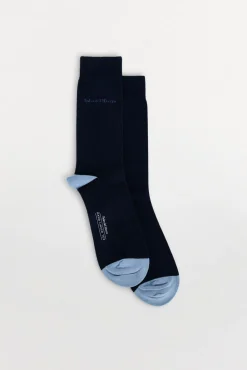 Pedro del Hierro Calcetín liso sport Azul New