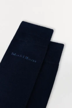 Pedro del Hierro Calcetín liso sport Azul New