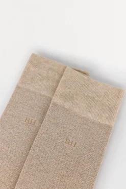 Pedro del Hierro Calcetín liso sport Marr&oacute;n New