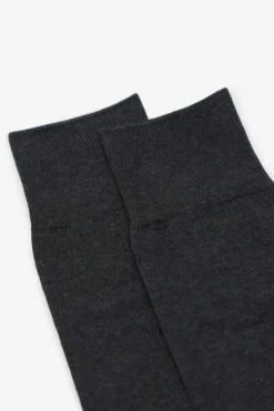 Cortefiel Calcetín liso vestir Gris oscuro Clearance
