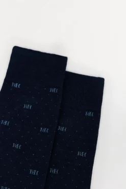 Pedro del Hierro Calcetín logos sport Azul Outlet