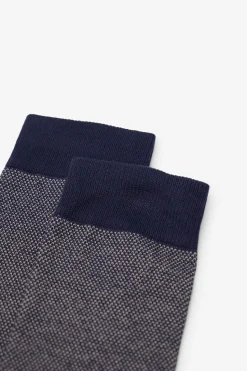 Cortefiel Calcetín microdibujo Azul marino Best