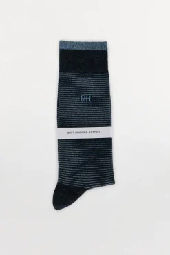 Pedro del Hierro Calcetín rayas sport Azul Online