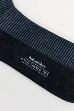 Pedro del Hierro Calcetín rayas sport Azul Online