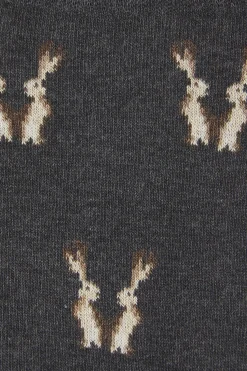 Kiff-Kiff Calcetín Regular Algodón Caballero gris Hot