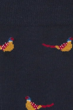 Kiff-Kiff Calcetín Regular Algodón Caballero azul Online