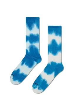 Happy Socks Calcetín Tie-dye azul New
