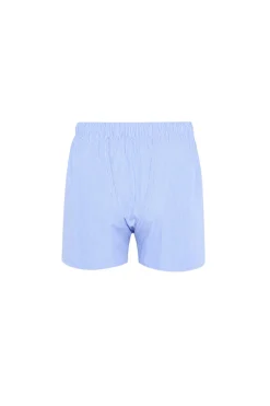 Kiff-Kiff Calzoncillo Popelín hombre rayas azul Discount