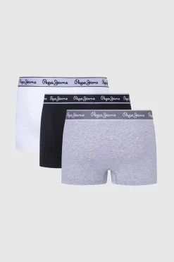 Pepe Jeans Calzoncillos de algodón elástico gris Clearance