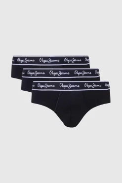 Pepe Jeans Calzoncillos de algodón elástico negro Discount