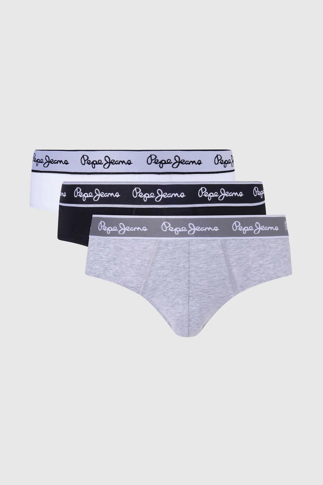 Pepe Jeans Calzoncillos de algodón elástico gris Online