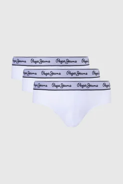 Pepe Jeans Calzoncillos de algodón elástico blanco Sale