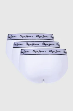 Pepe Jeans Calzoncillos de algodón elástico blanco Sale