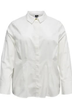 Vero Moda Curve Camisa ajustada talla grande Blanco Sale