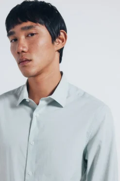 Springfield Camisa algodón fil a fil kaki Online