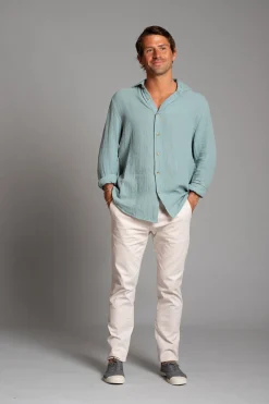 Cloking Camisa Bambula Turquesa