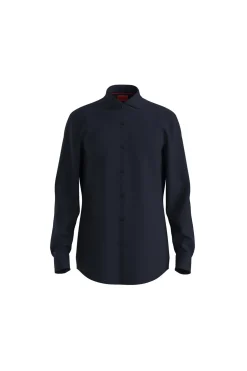 HUGO Camisa básica Azul marino Discount