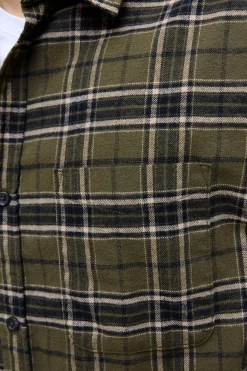 Jack & Jones PLUS Camisa básica cuadros verde Outlet