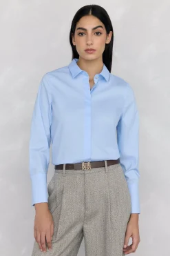 Pedro del Hierro Camisa básica easy iron Azul