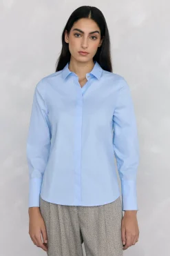 Pedro del Hierro Camisa básica easy iron Azul