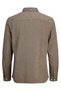 Jack & Jones Camisa clásica Marr&oacute;n New