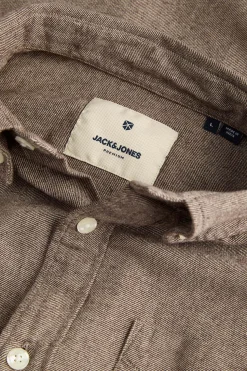 Jack & Jones Camisa clásica Marr&oacute;n New