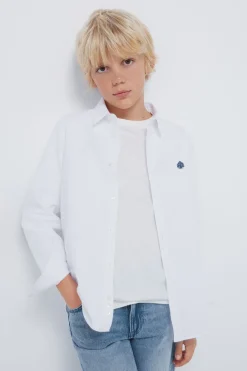 Springfield Kids Camisa coderas niño blanco New