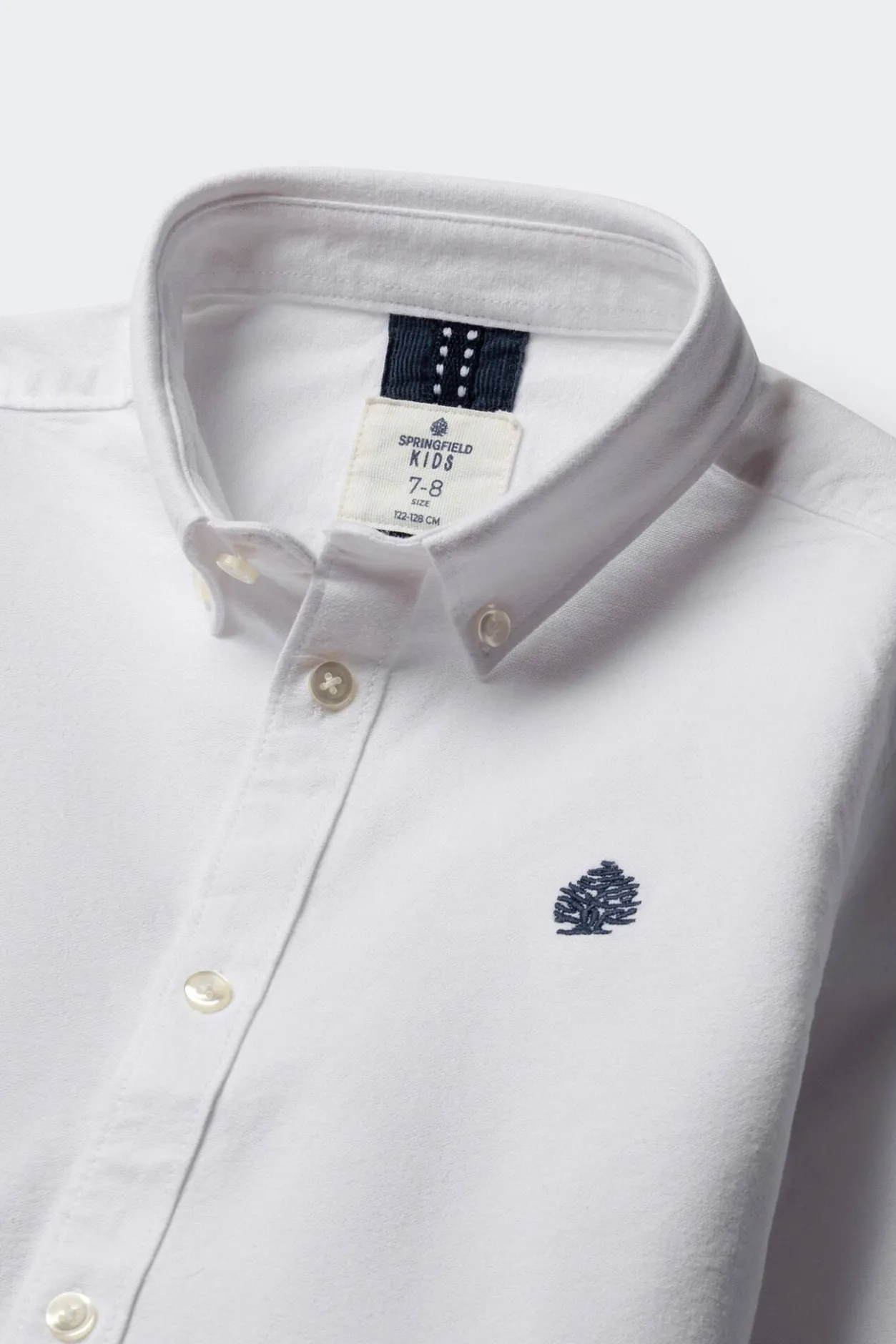 Springfield Kids Camisa coderas niño blanco New