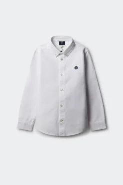 Springfield Kids Camisa coderas niño blanco New