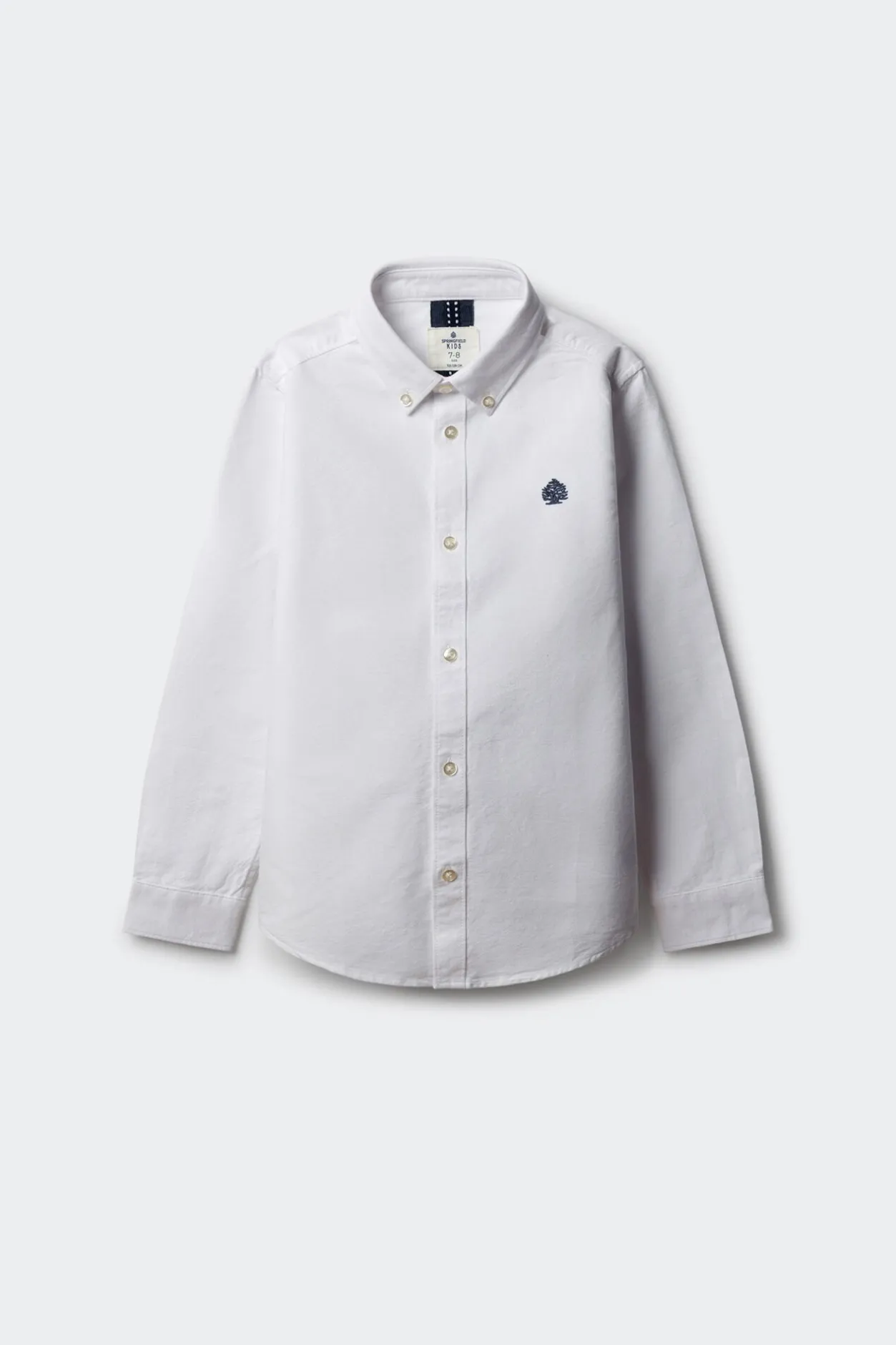 Springfield Kids Camisa coderas niño blanco New