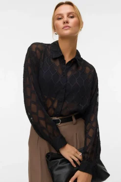 Vero Moda Camisa con estructura Negro New