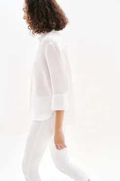 Caroll Camisa Coraline 100% lino Blanco New