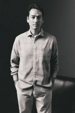 OOTO Camisa cuadro sobretintado Kaki Outlet