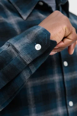 Jack & Jones Camisa cuadros azul Best