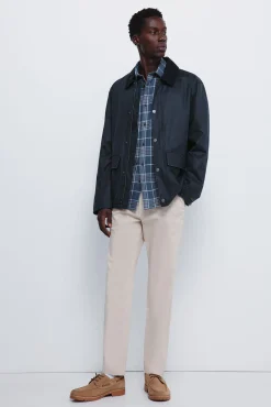 Springfield Camisa cuadros azul Best