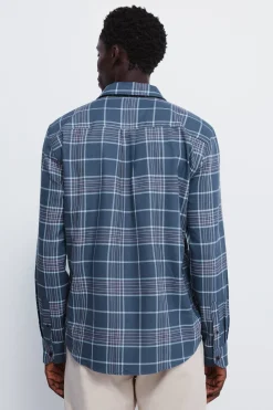 Springfield Camisa cuadros azul Best