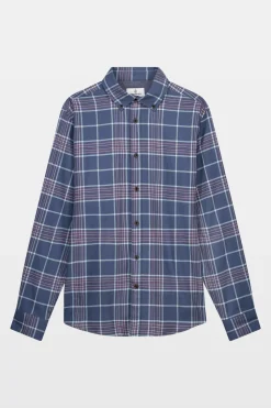 Springfield Camisa cuadros azul Best