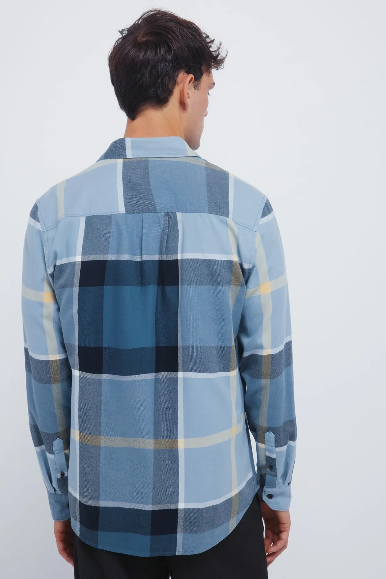 Springfield Camisa cuadros azul Best