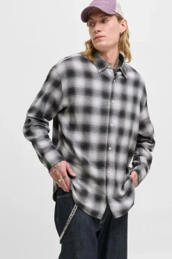 Jack & Jones Camisa cuadros negro Best