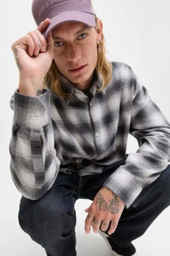 Jack & Jones Camisa cuadros negro Best