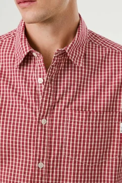 Pepe Jeans Camisa Cuadros Fit Regular rojo