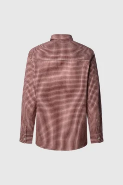 Pepe Jeans Camisa Cuadros Fit Regular rojo