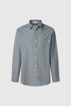Pepe Jeans Camisa Cuadros Fit Regular azul Discount