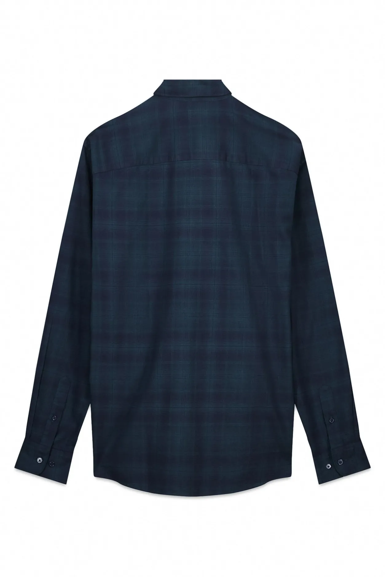 OOTO Camisa cuadros franela Turquesa Best