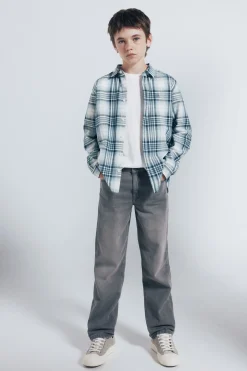 Springfield Kids Camisa cuadros leñador niño azul Clearance